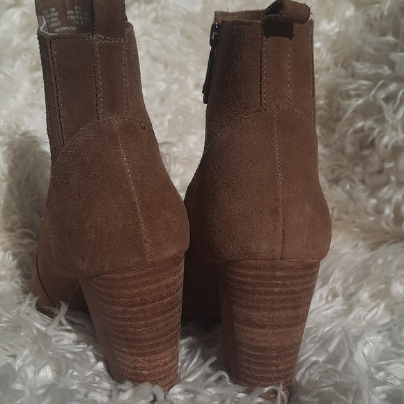 🌟3/50 Blonde Tan Ankle Heeled boots - Picture 5 of 11